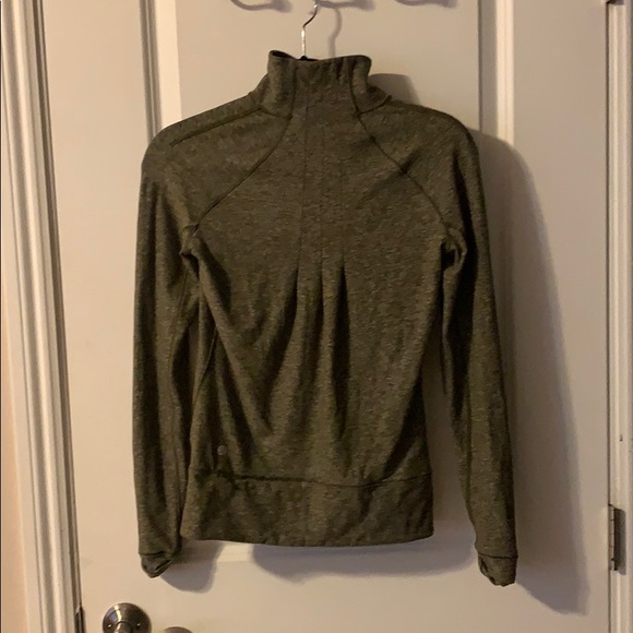 Green lululemon quarter-zip pullover - Picture 2 of 3